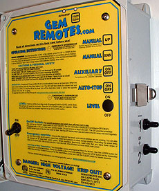 GEM GR2F1 two-for-one control system